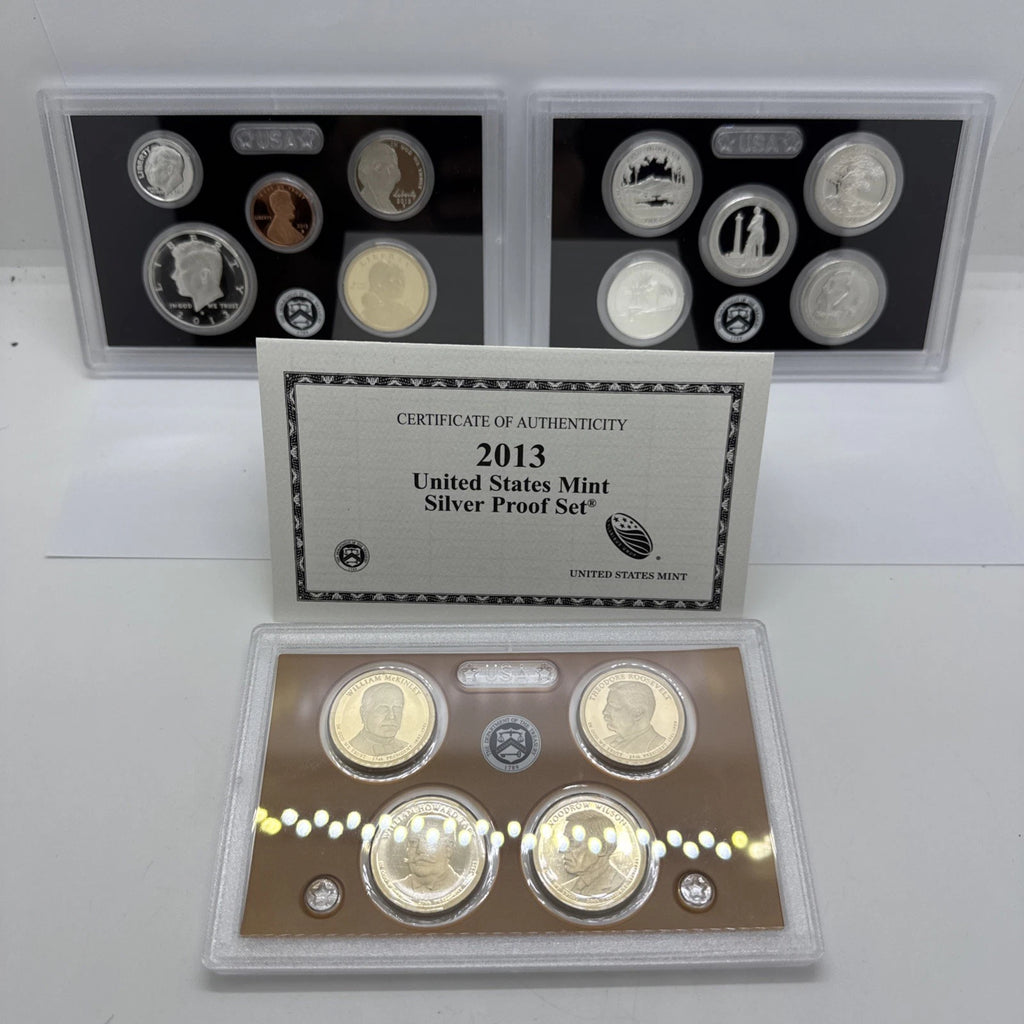 2013 United States Mint Silver Proof Set San Francisco, CoA