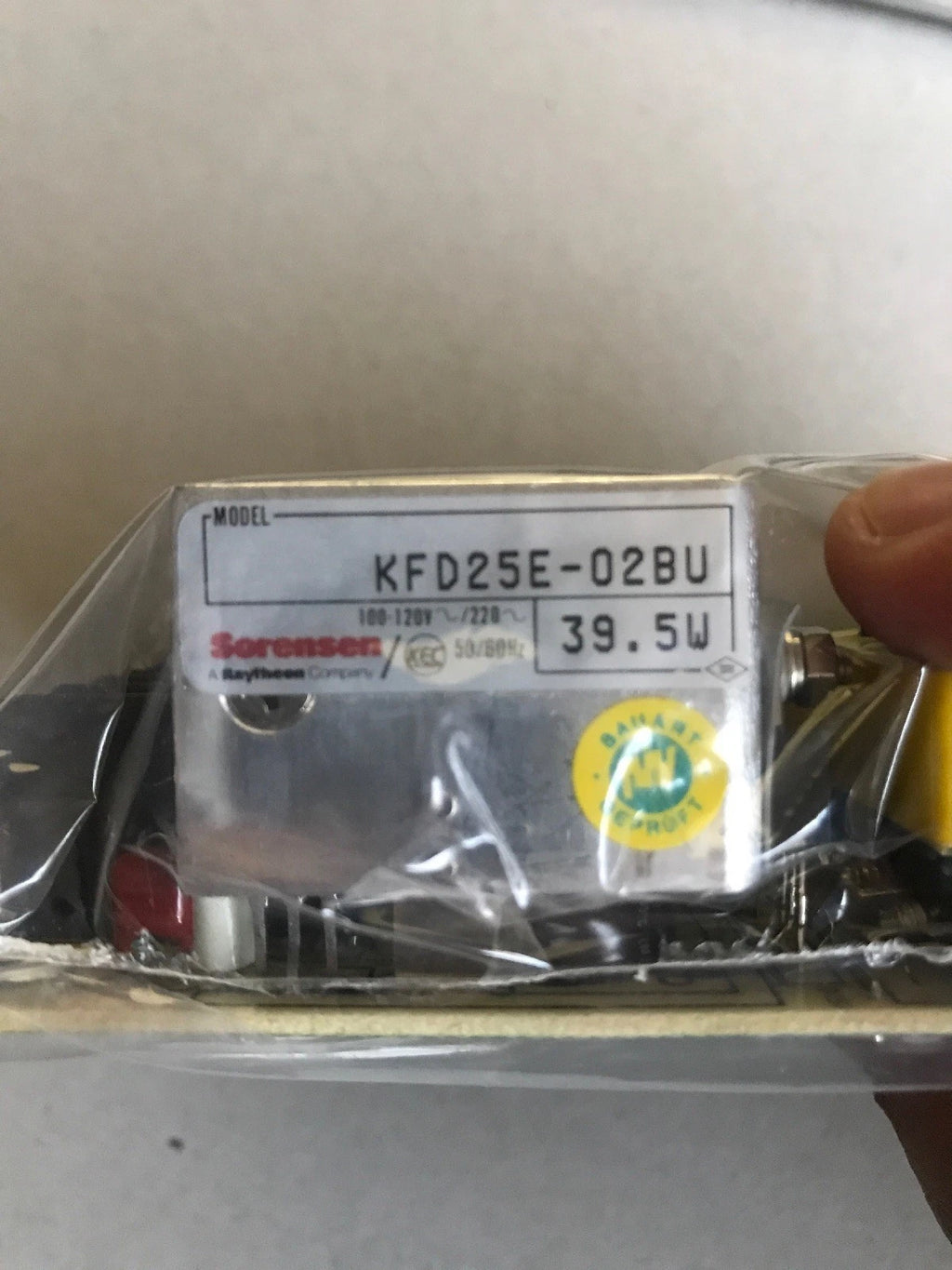 Sorensen Kyosan Power Supply KFD25E-02BU (+15v; -15V; +5V)Japan 100-120V 50-60Hz