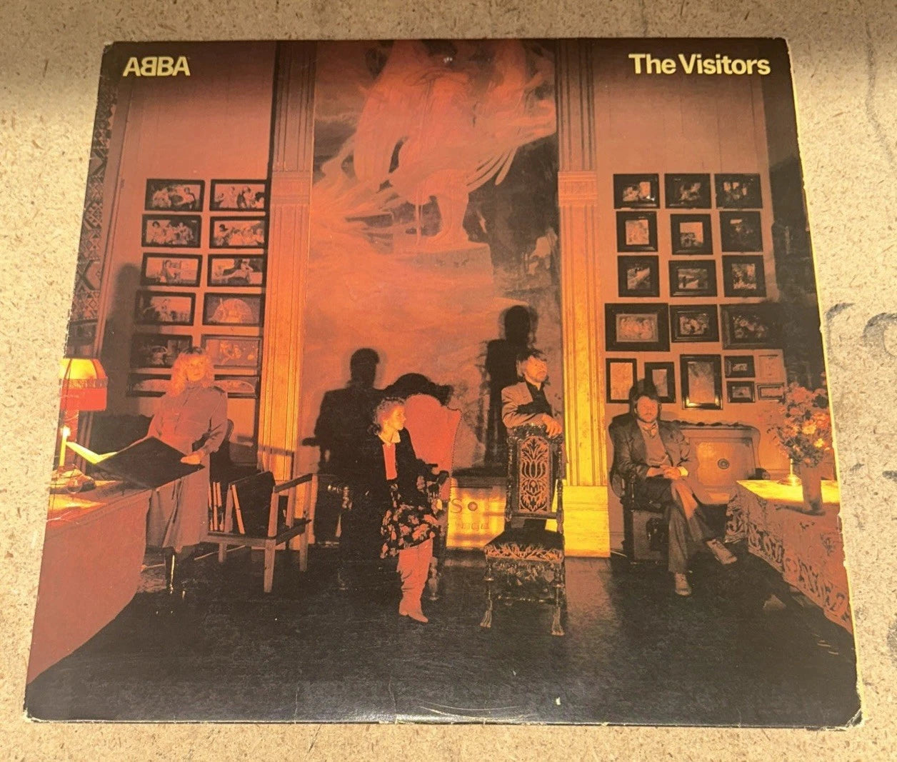 Abba The Visitors LP Vinyl 1981 Atlantic Records Play