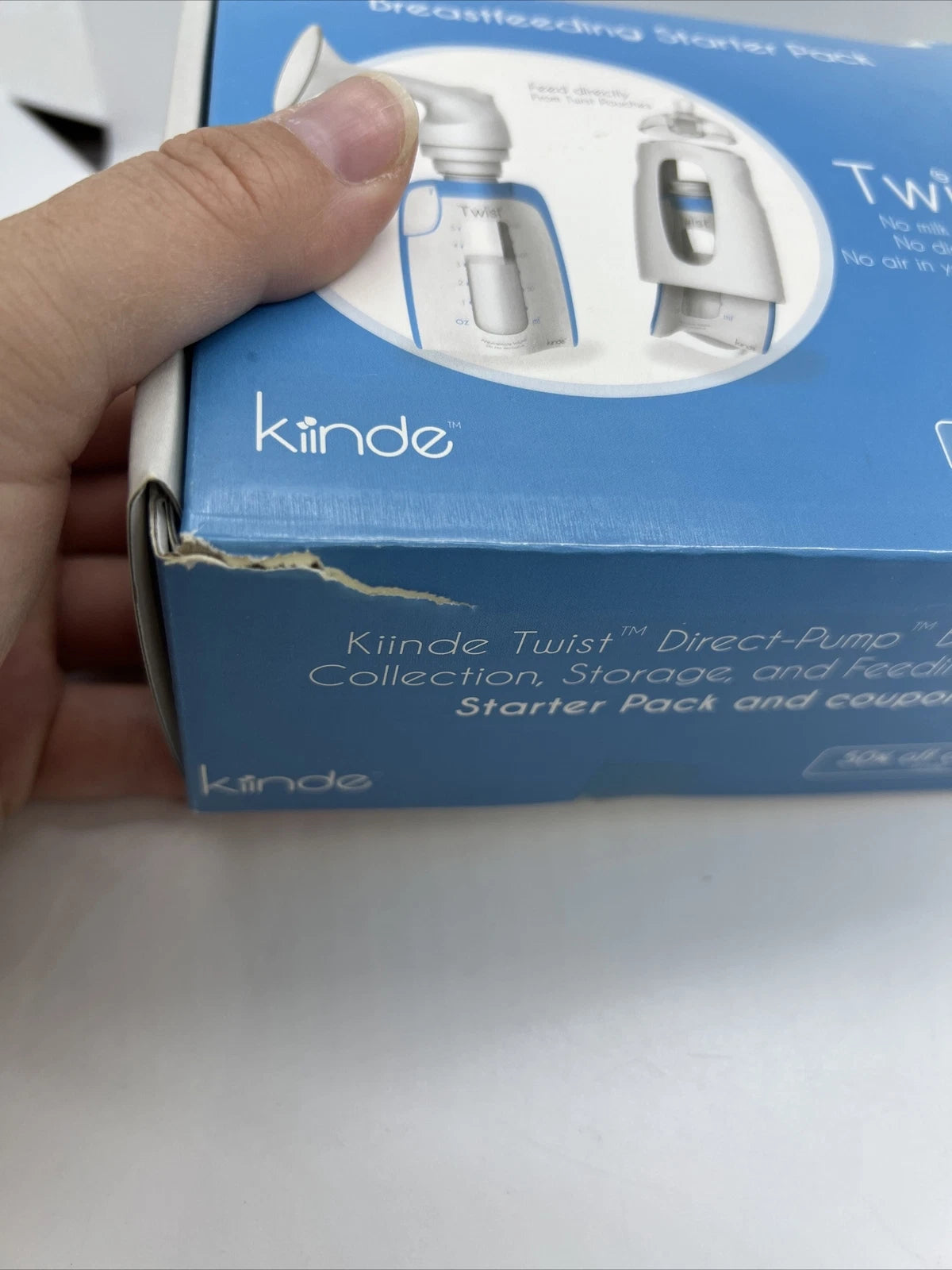 Kiinde TwIst Breastfeeding Starter Pack Kit Direct Pump Breast Milk Storage New
