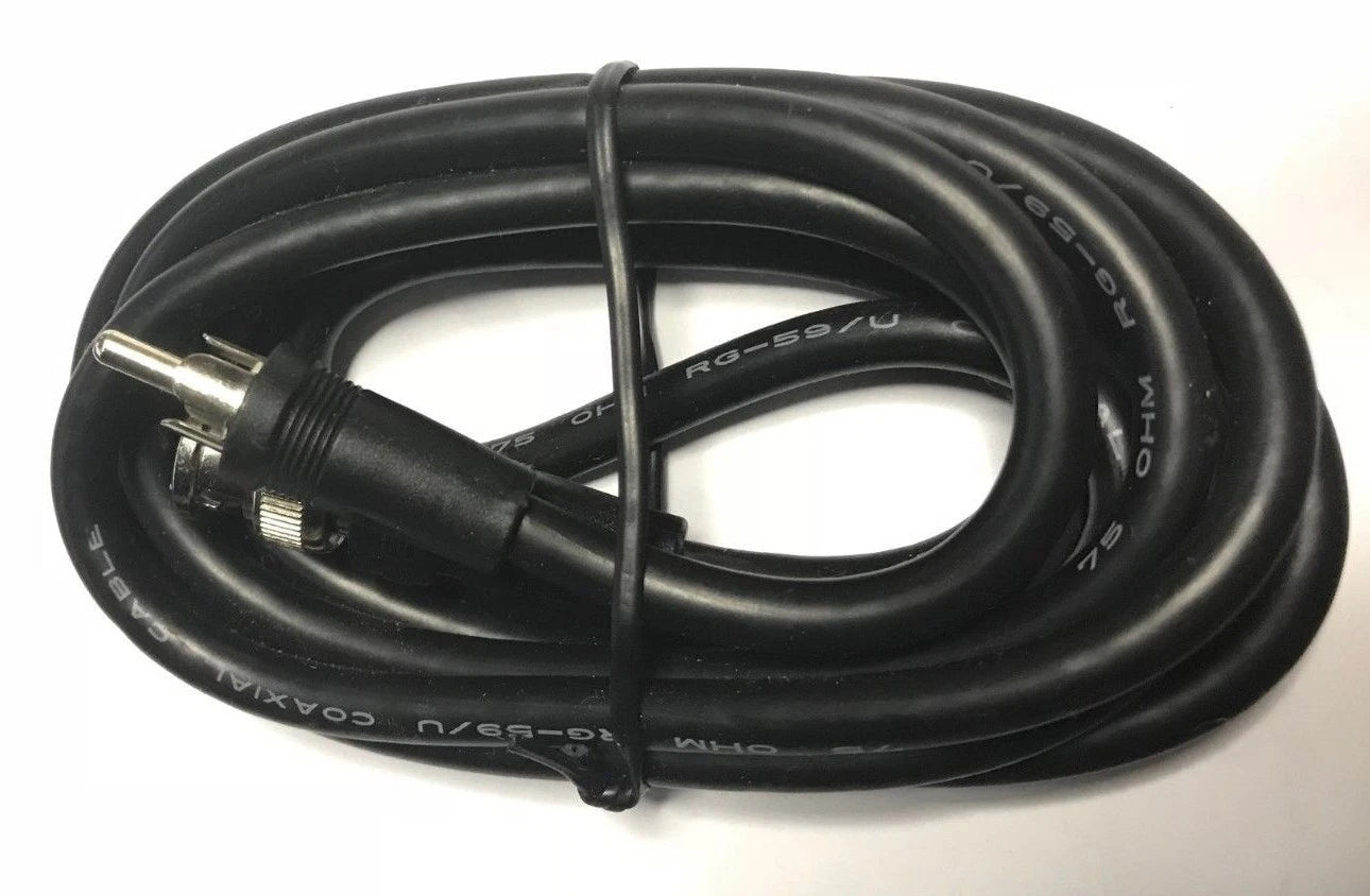 75ohm BNC Male to RCA Male Cable Audio Video Lead Coax CCTV DVR Camera Cord 6ft