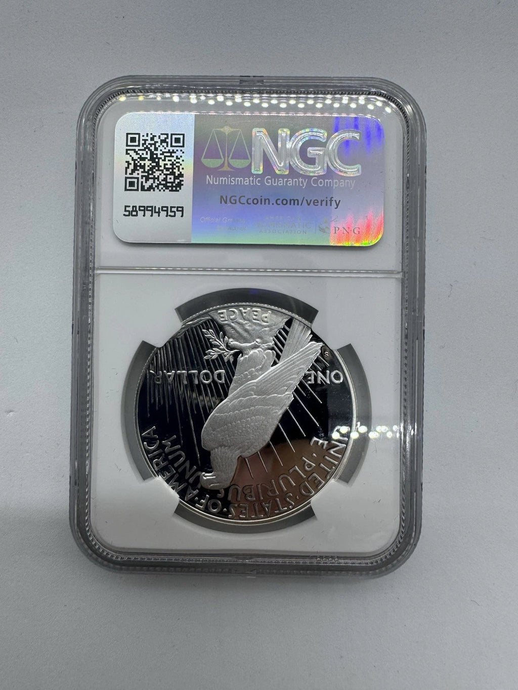 2024-S Reverse Proof $1 Morgan and Peace Dollar 2pc Set PCGS FS Morgan PF 70