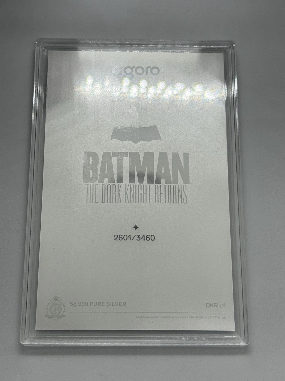 2026 Agoro Batman THE DARK KNIGHT RETURNS Tier 1