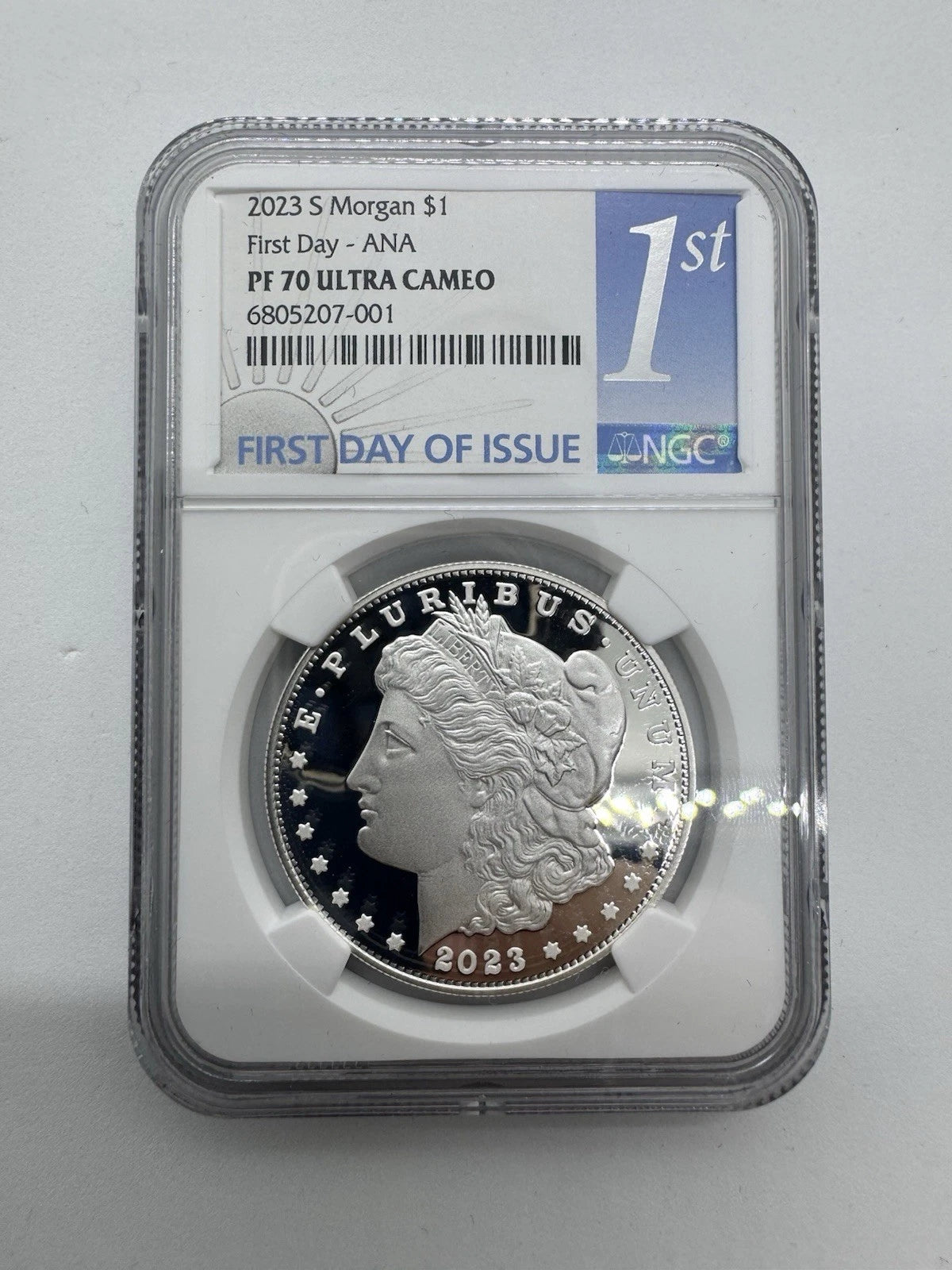 2023-S Proof Silver Morgan & Peace Dollar 2pc Set PCGS PR70 First Strike