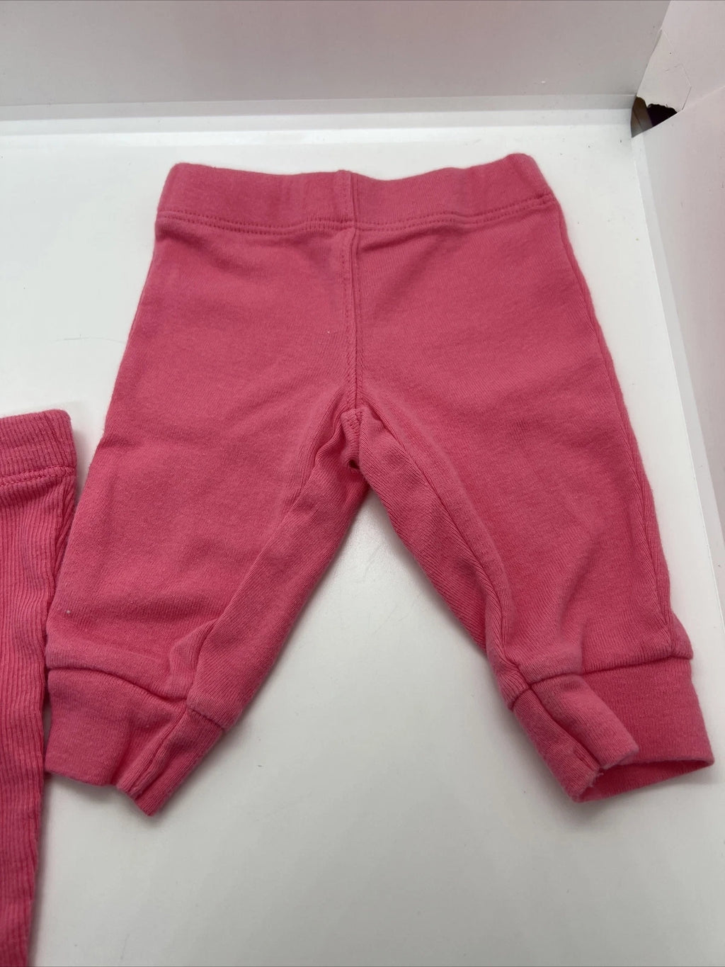 Carter’s NB Soft Cotton Baby Girl Pink Pants New Born 0-3 Months