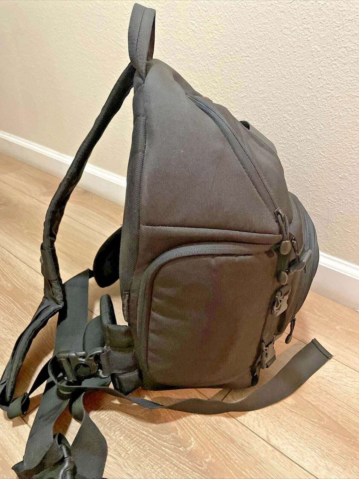 NEW DSLR Camera Bag Backpack All Weather By Lowepro Black USA w/ Hip Strap