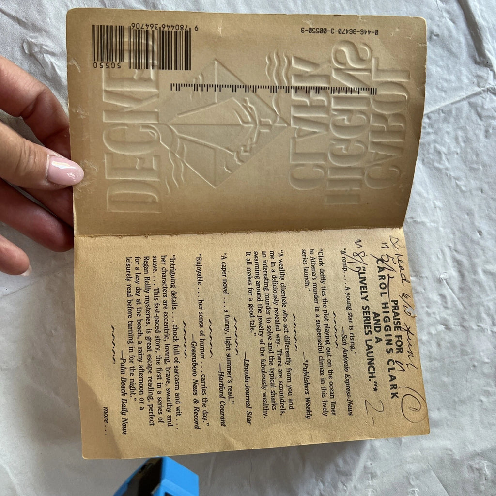 Paper Back Book Best Seller Decked by Higgins Carol Higgins Clark