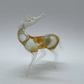 Hand Made Russian Murano glass Vintage Orange Giraffe