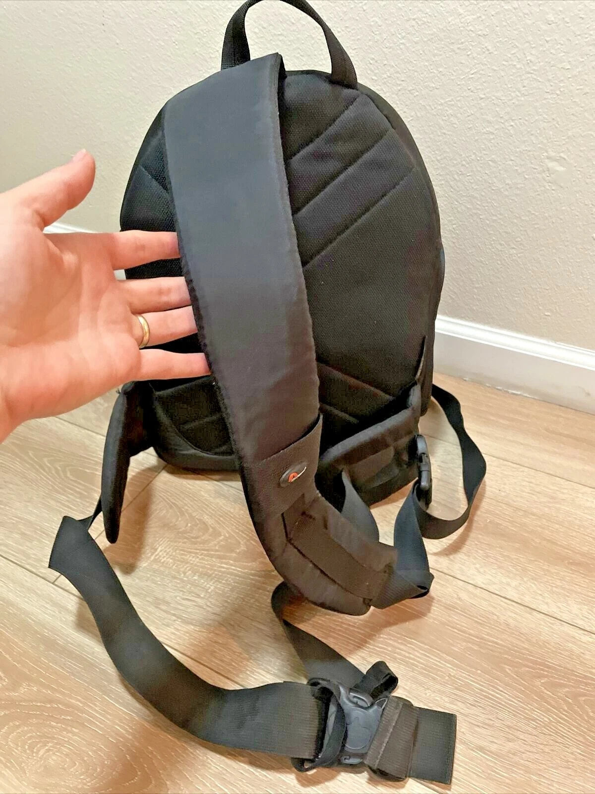 NEW DSLR Camera Bag Backpack All Weather By Lowepro Black USA w/ Hip Strap