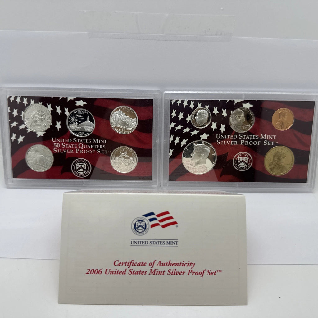 2006 United States Mint Silver Proof Set San Francisco, CoA