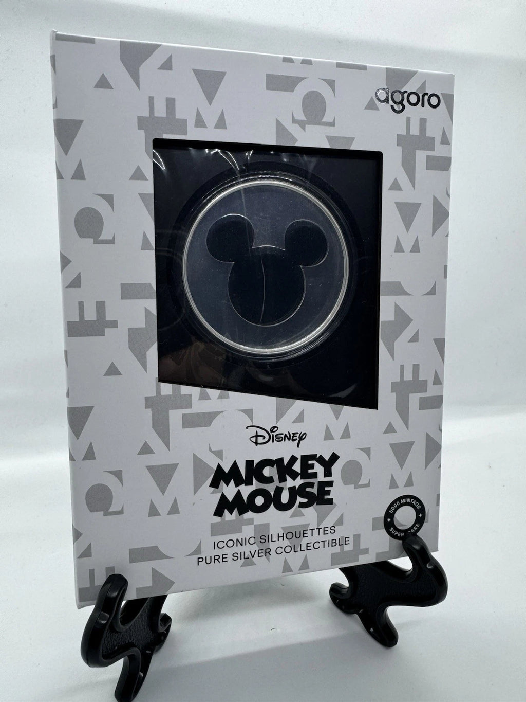 2026 Agoro Mickey Mouse Iconic Silhouettes 1/2 oz Silver Coin Disney