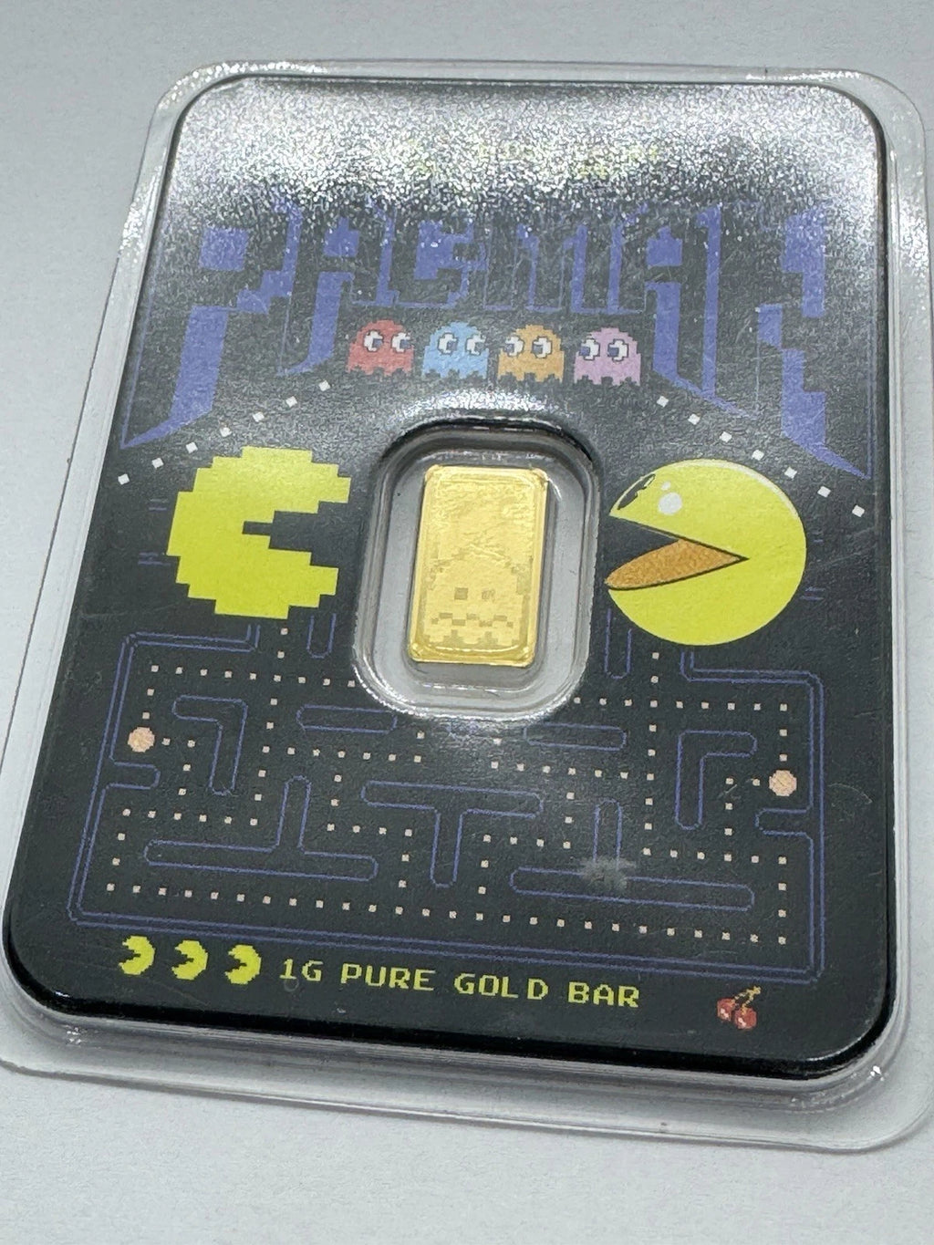 1 gram Gold Bar - PAC-MAN 45th Anniversary in TEP