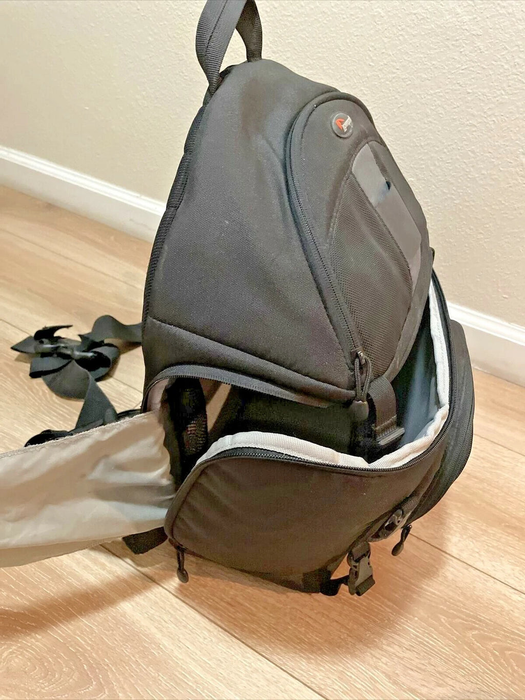 NEW DSLR Camera Bag Backpack All Weather By Lowepro Black USA w/ Hip Strap