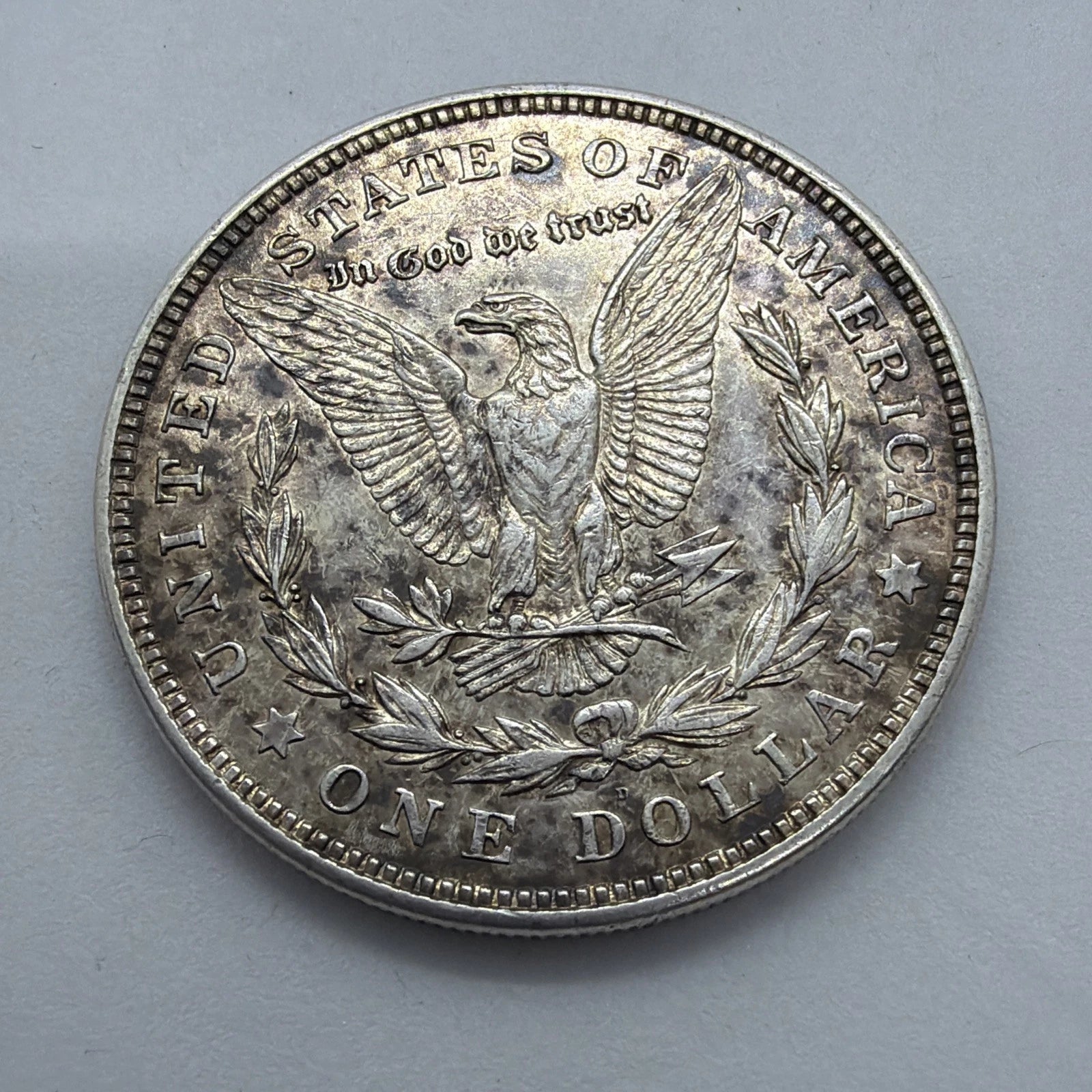 1921 Morgan Silver Dollar TONER Raw Uncertified 90% Silver Tested W/ Sigma