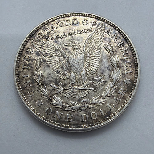 1921 Morgan Silver Dollar TONER Raw Uncertified 90% Silver Tested W/ Sigma