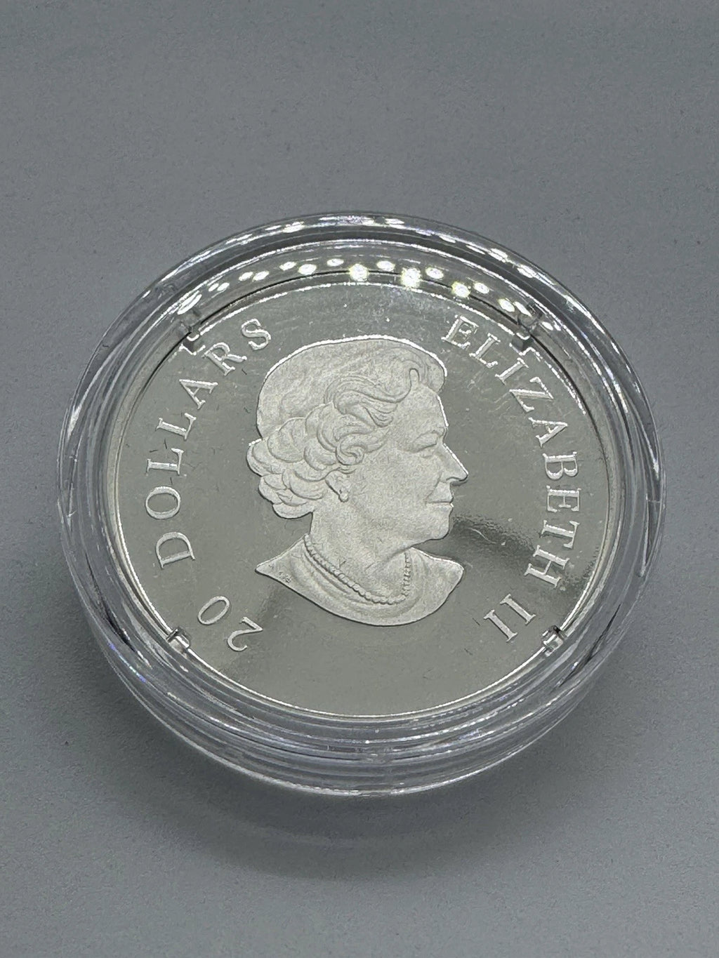 Canada 2013 Winter Snowflake 1 oz. Pure Silver $20 Proof Coin, Swarovski Crystal