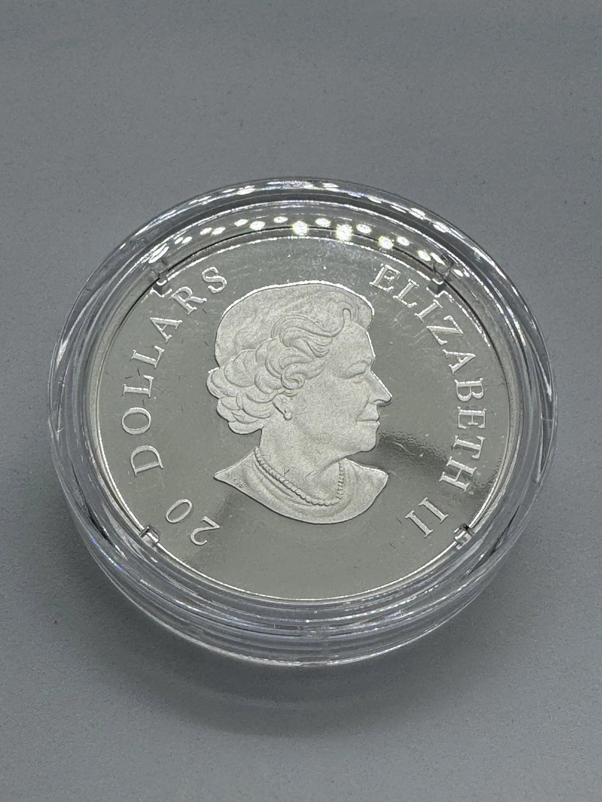Canada 2013 Winter Snowflake 1 oz. Pure Silver $20 Proof Coin, Swarovski Crystal