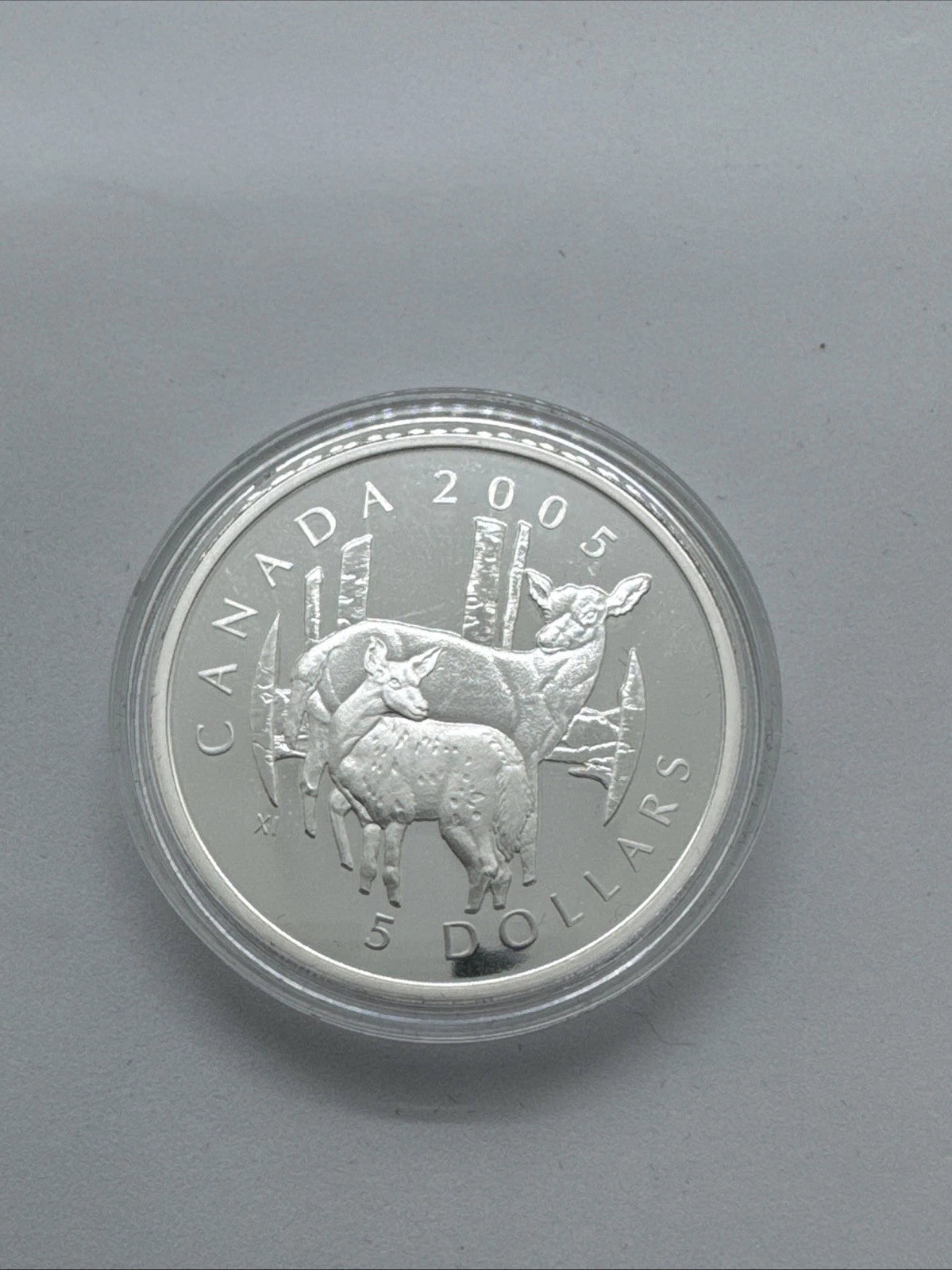 Canada 2006 $5 99.99 Fine Silver Deer & Fawn Limited Edition Stamp & Coin Set