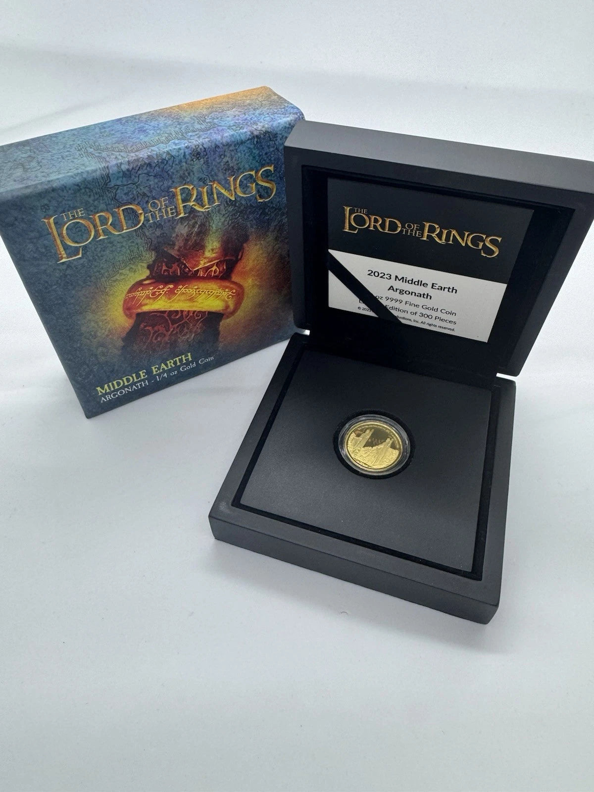 2023 1/4 oz Gold Coin $25 The Lord of the Rings: Two Towers Mintage 300 Rare!