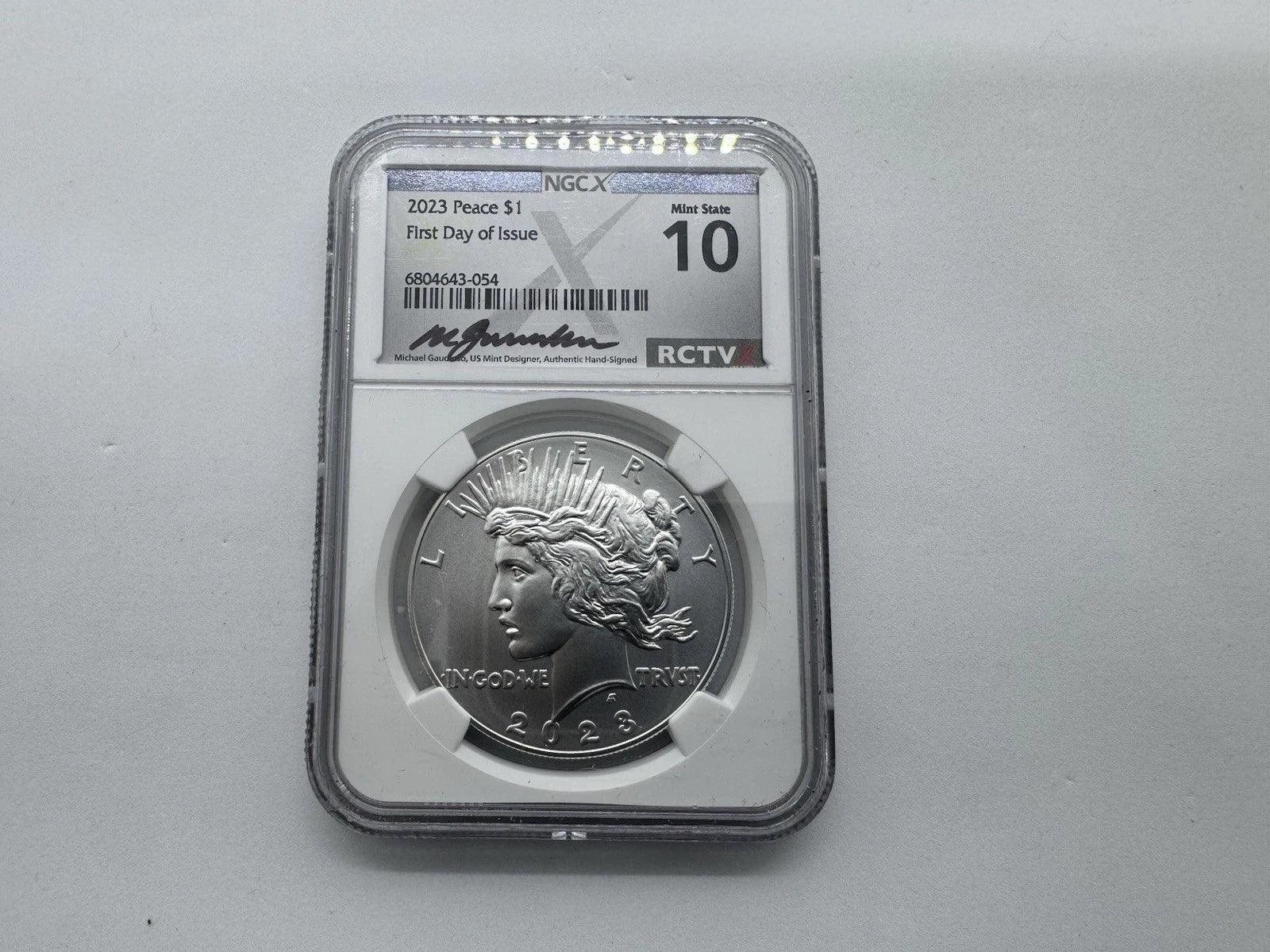 2023 Proof Silver Morgan & Peace Dollar 2pc Set NGC Mint 10 First Day Signature!