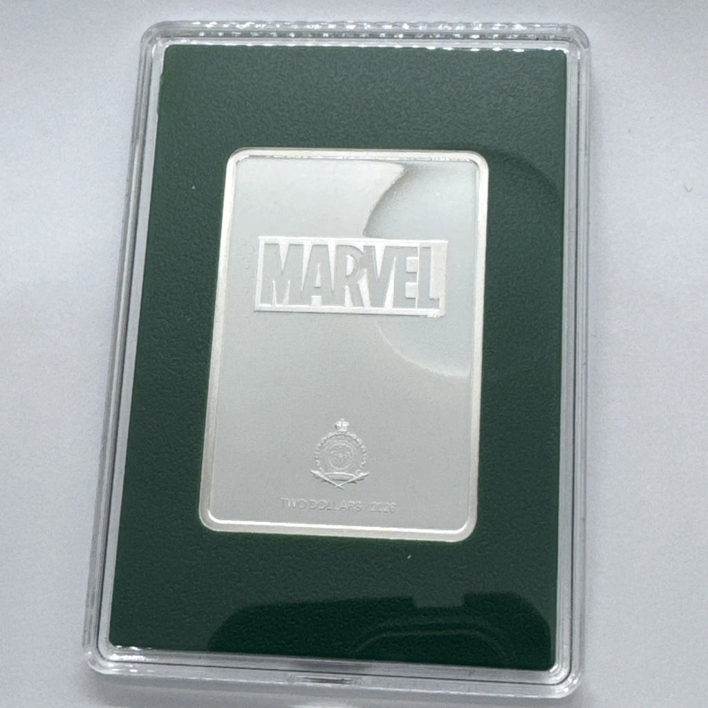2026 Agoro Niue 1 oz .999 Silver Marvel Spiderman #242 of 250 Emerald tier.