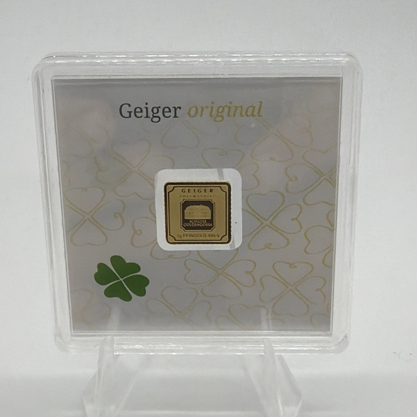 Geiger Edelmetalle 1g 24k 999.9 Gold Themed Lucky Good Luck In ASSAY‼️LIMITED