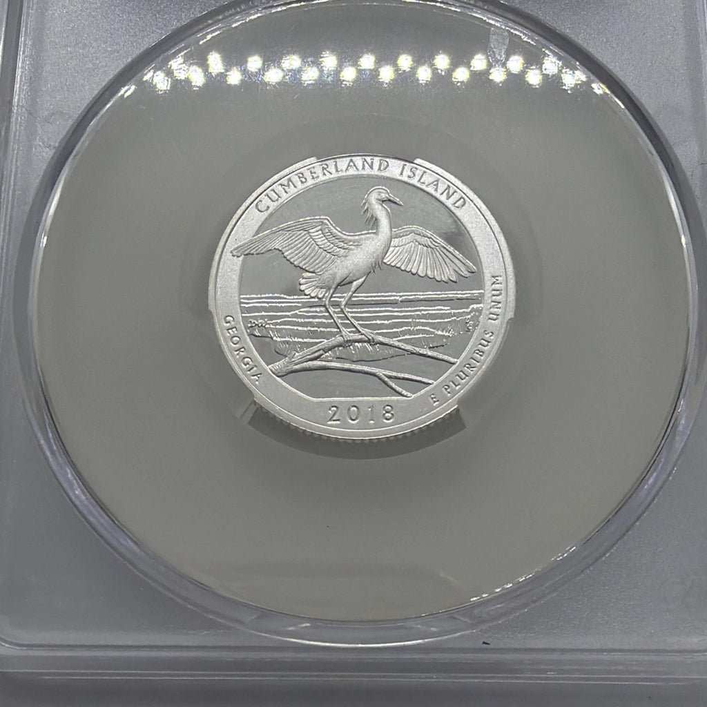 2018-S Washington Quarter Cumberland Island ATB Silver PR67 DCAM CAC