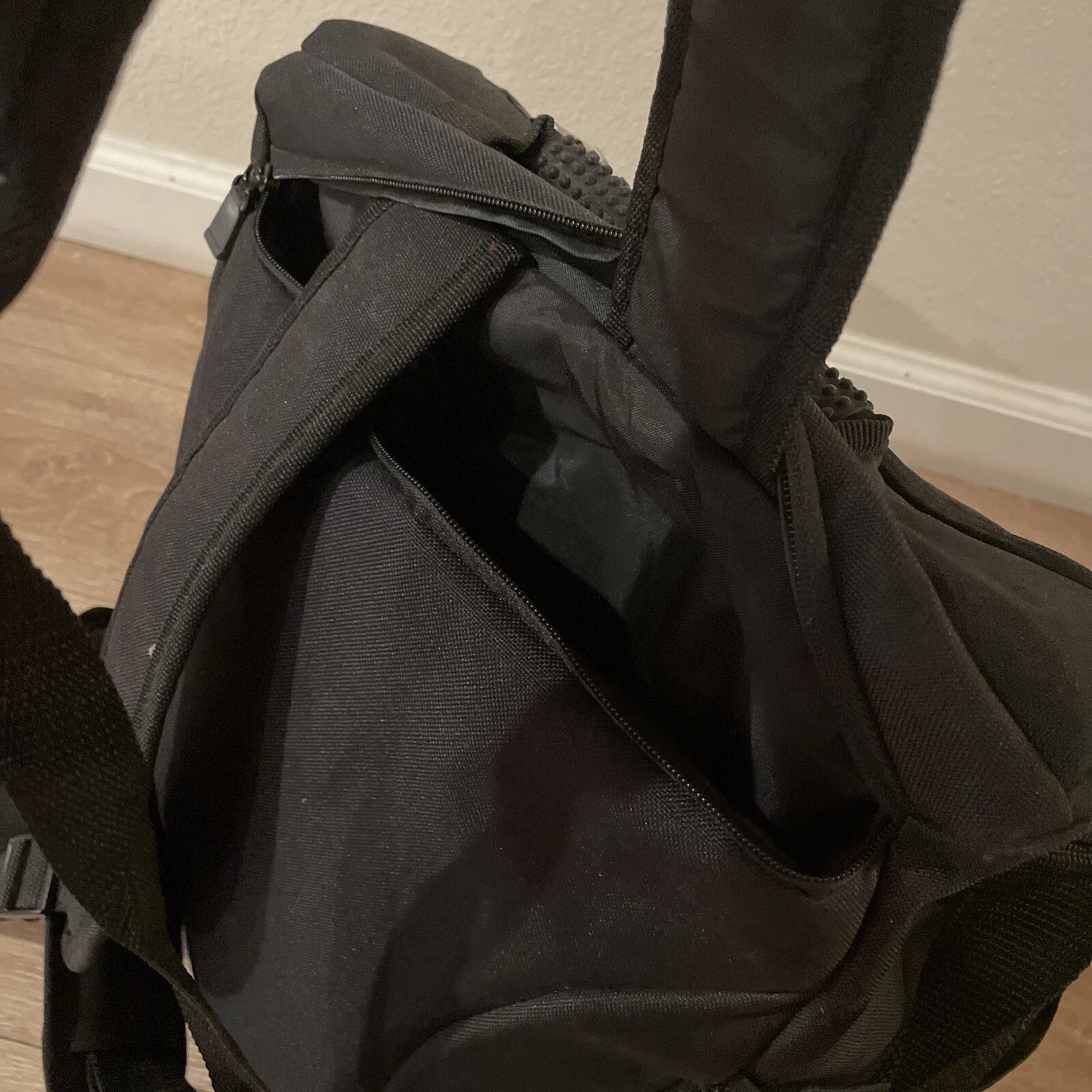 Quality Water Resistant Humanwear Large Black Backpack Shoulder Bag