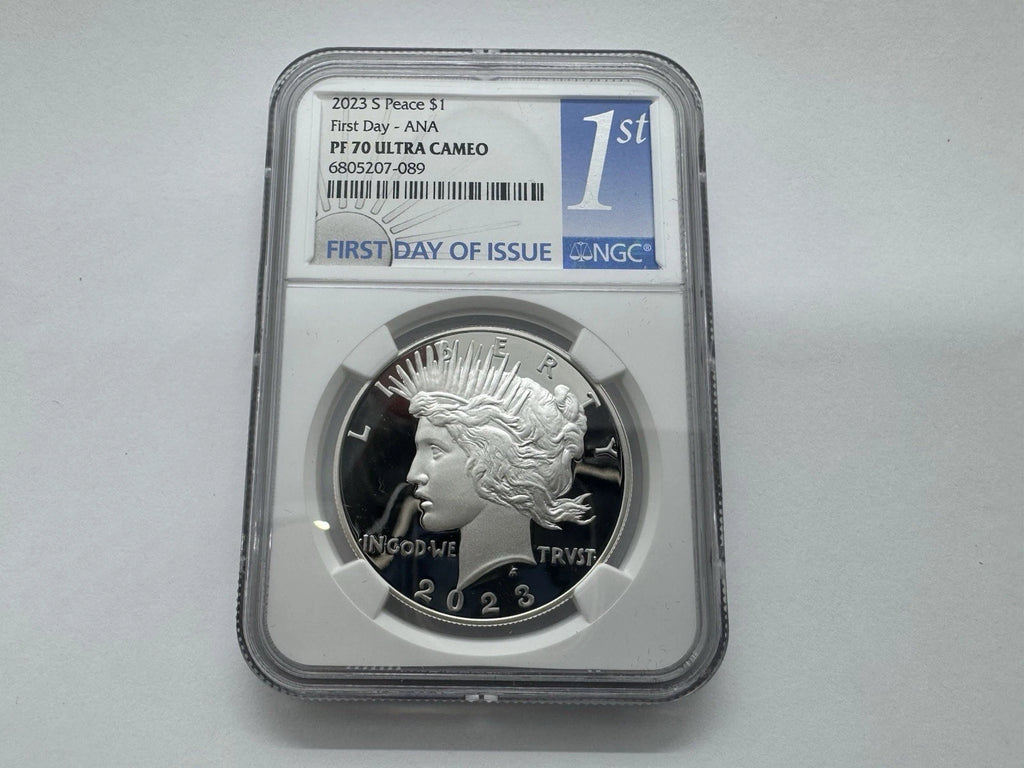 2023 Morgan & Peace Silver Dollar $1 NGC MS70 First Day Of Issue FDOI Set