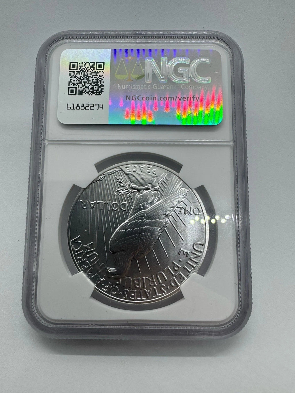 2023-P $1 MORGAN N PEACE DOLLAR NGCX MS10 FDOI Coins Silver Set.