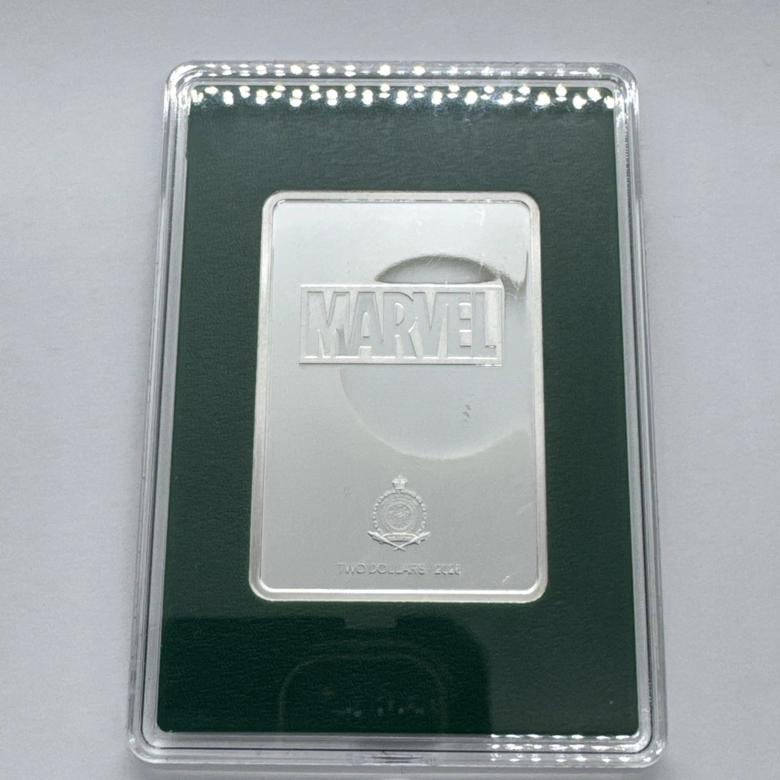 2026 Agoro Art Of Marvel Spider-Man & Wolverine 1oz Silver Emerald Card #73/250