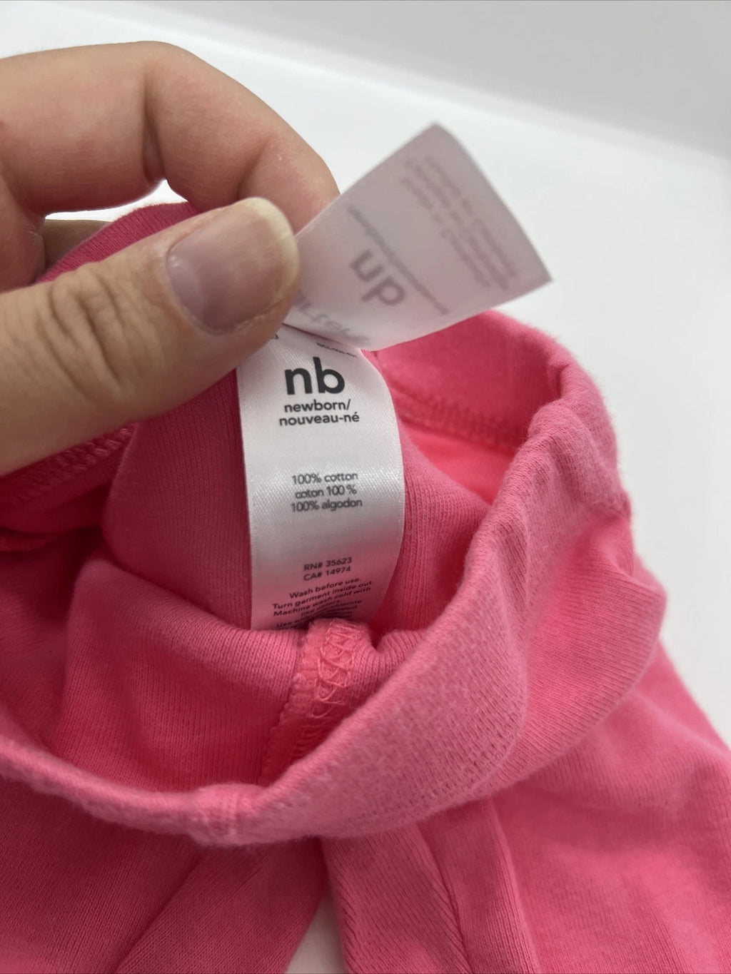 Carter’s NB Soft Cotton Baby Girl Pink Pants New Born 0-3 Months