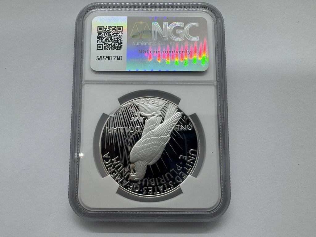 2023 Morgan & Peace Silver Dollar $1 NGC MS70 First Day Of Issue FDOI Set