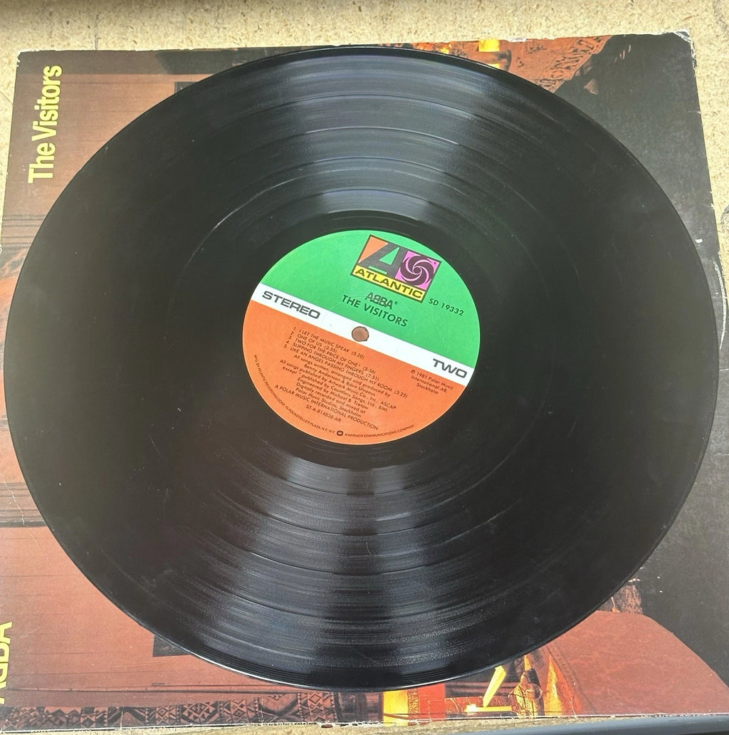 Abba The Visitors LP Vinyl 1981 Atlantic Records Play
