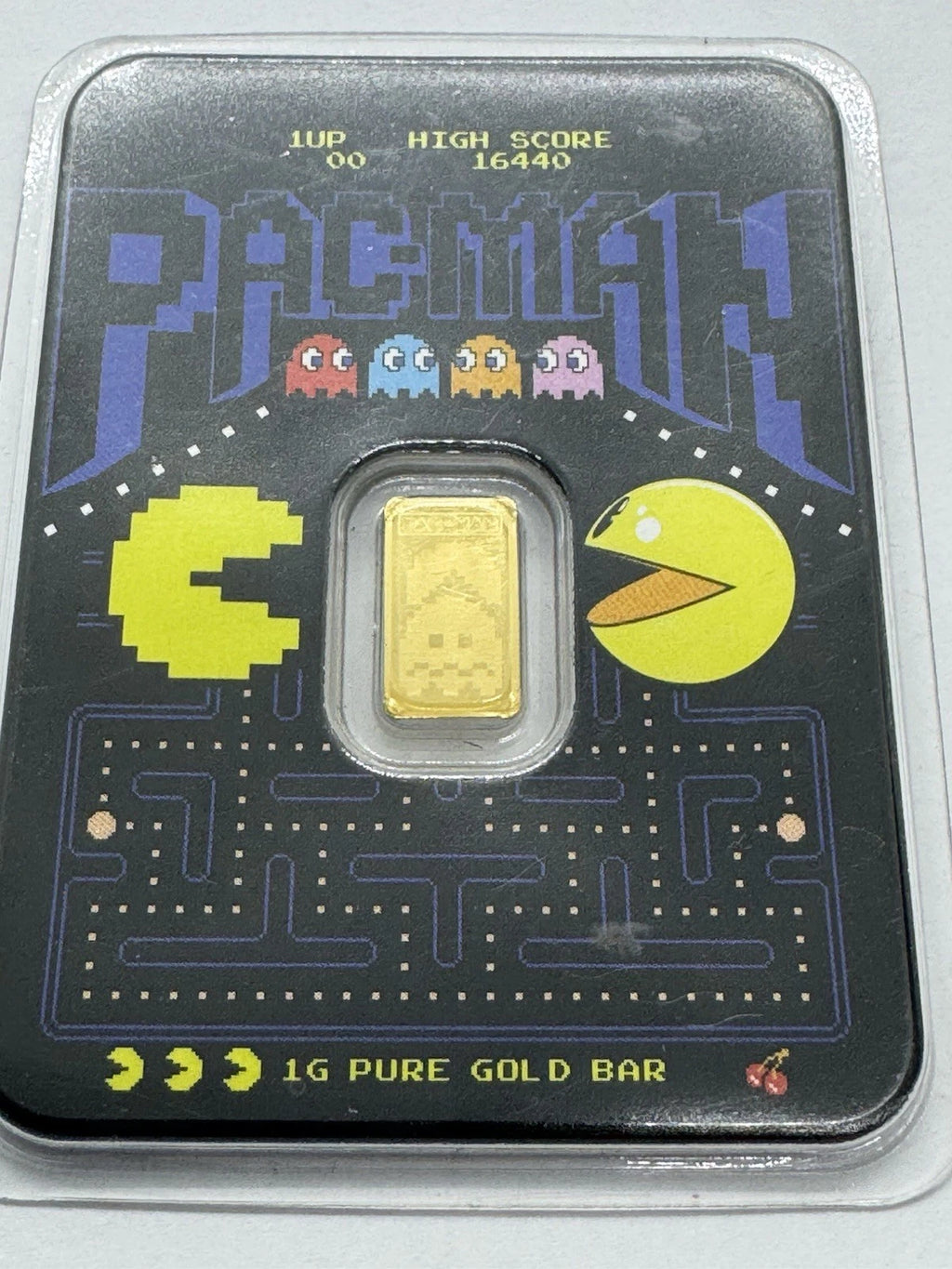 1 gram Gold Bar - PAC-MAN 45th Anniversary in TEP