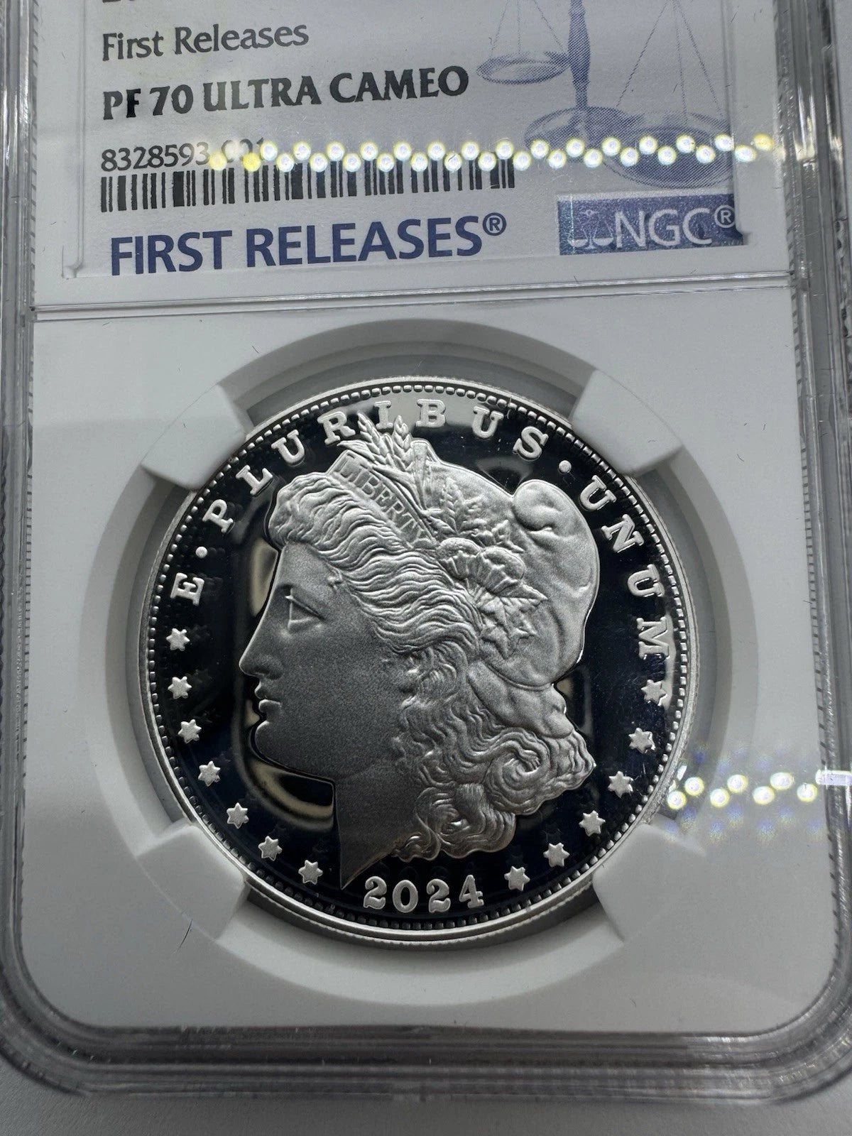 2024-S Reverse Proof $1 Morgan and Peace Dollar 2pc Set PCGS FS Morgan PF 70