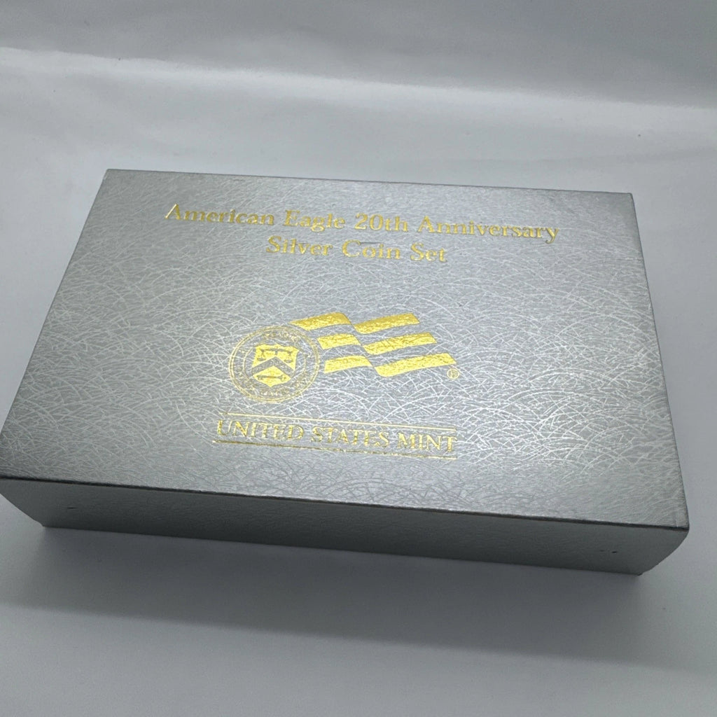 2006-W ( 3-Coin) Silver Eagle Set w/Box & CoA 20th Anniversary