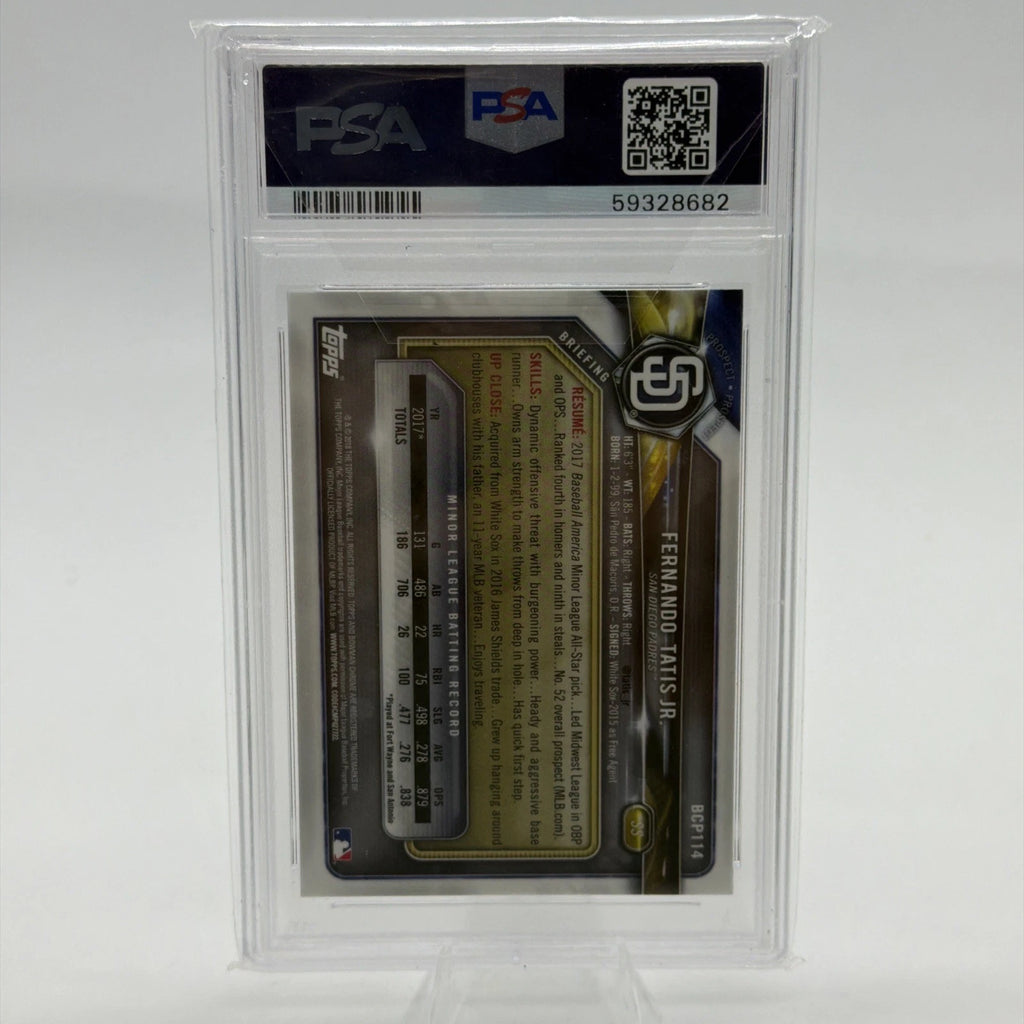 2018 Bowman Chrome Mega Box #BCP114 Fernando Tatis Jr. PSA 10