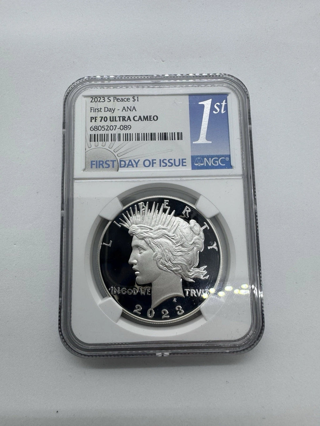 2023-S Proof Silver Morgan & Peace Dollar 2pc Set PCGS PR70 First Strike
