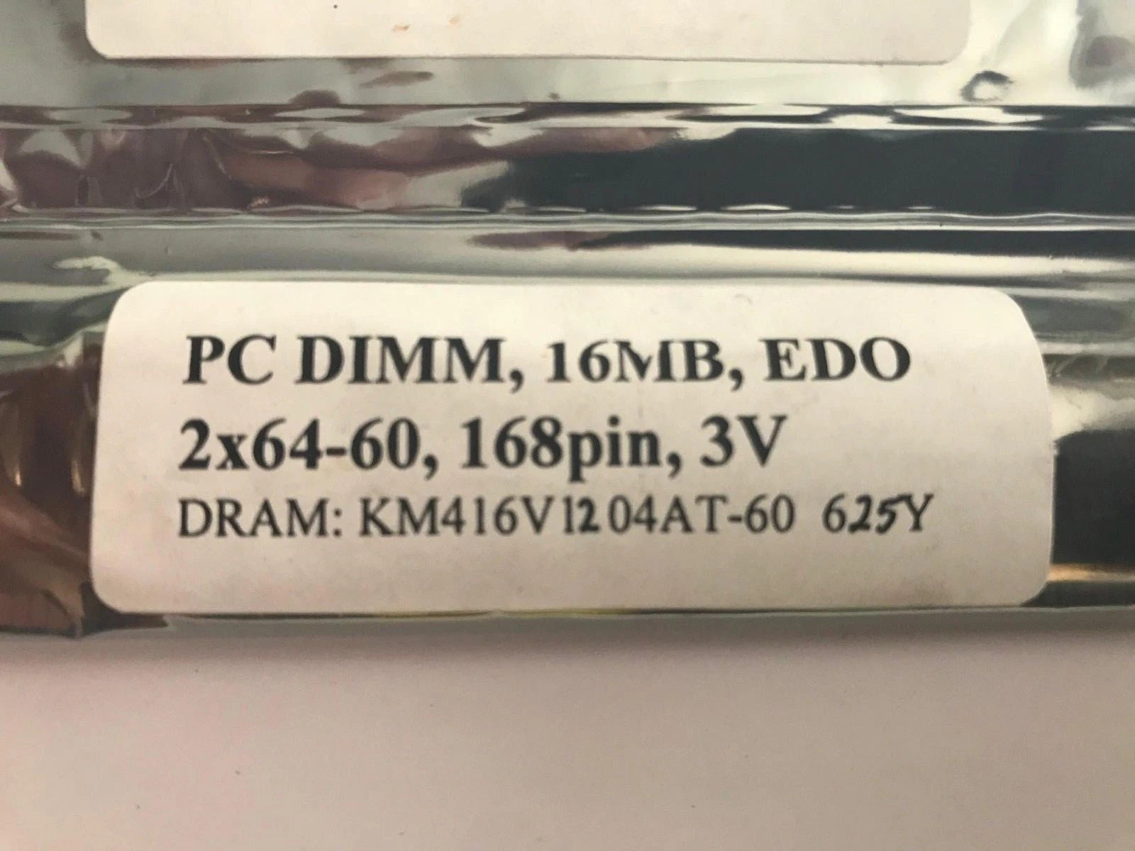 Vintage Japan PC DIMM 16MB EDO MEMORY SIMM 168-PIN 3V RAM New Old Stock