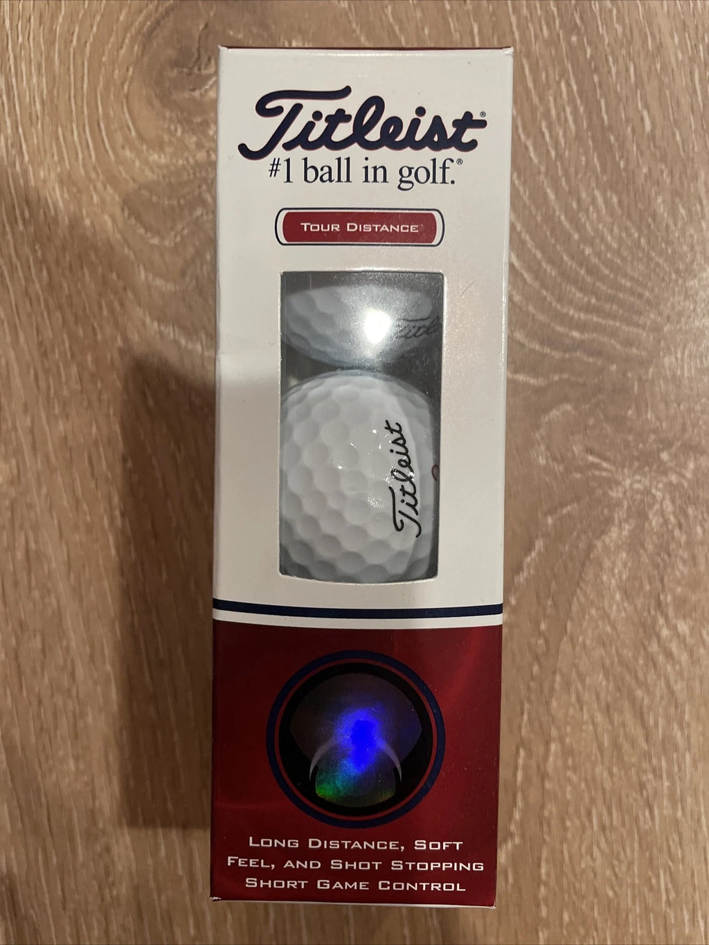 Titleist Tour Distance #1 Golf Balls Soft Feel Short Stopping 3 Pack White USA