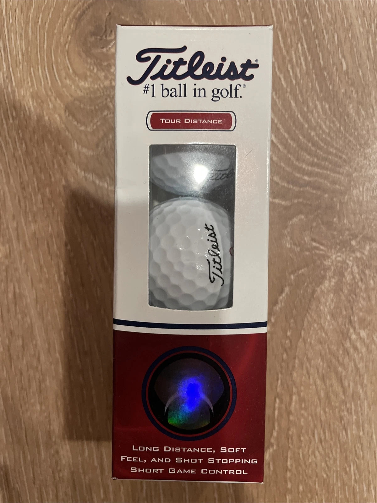 Titleist Tour Distance #1 Golf Balls Soft Feel Short Stopping 3 Pack White USA