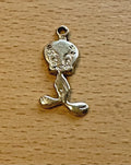 Tweety Bird Pendant 14k Yellow Gold Warner Brothers Cartoon Charm 1.4grams
