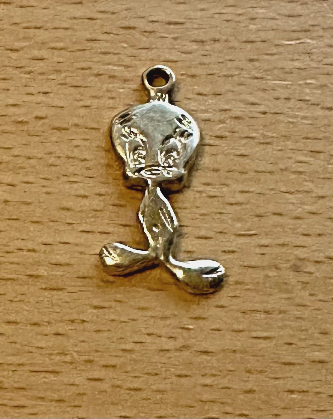 Tweety Bird Pendant 14k Yellow Gold Warner Brothers Cartoon Charm 1.4grams