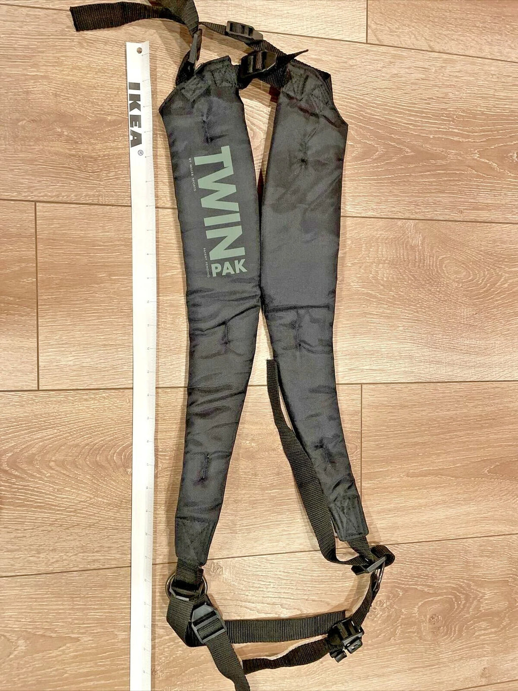 NEW TWIN PAK By Miller Sports Shoulder Straps Golf Travel Bags Handle Black 22”