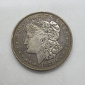 1921 Morgan Silver Dollar Rainbow TONER Raw Uncertified 90% Silver Tested WSigma
