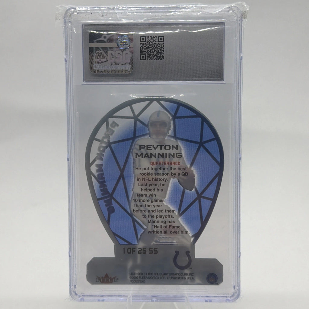 2000 Fleer Focus - Star Studded Peyton Manning #1 SS Indianapolis Colts CSG 8.5