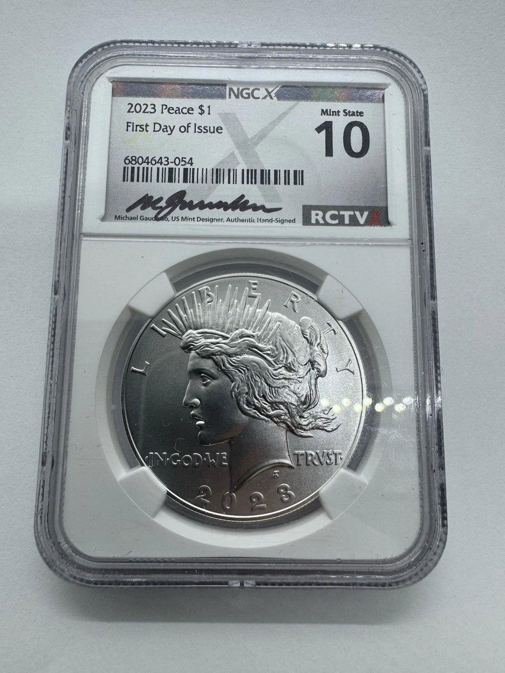 2023-P $1 MORGAN N PEACE DOLLAR NGCX MS10 FDOI Coins Silver Set.