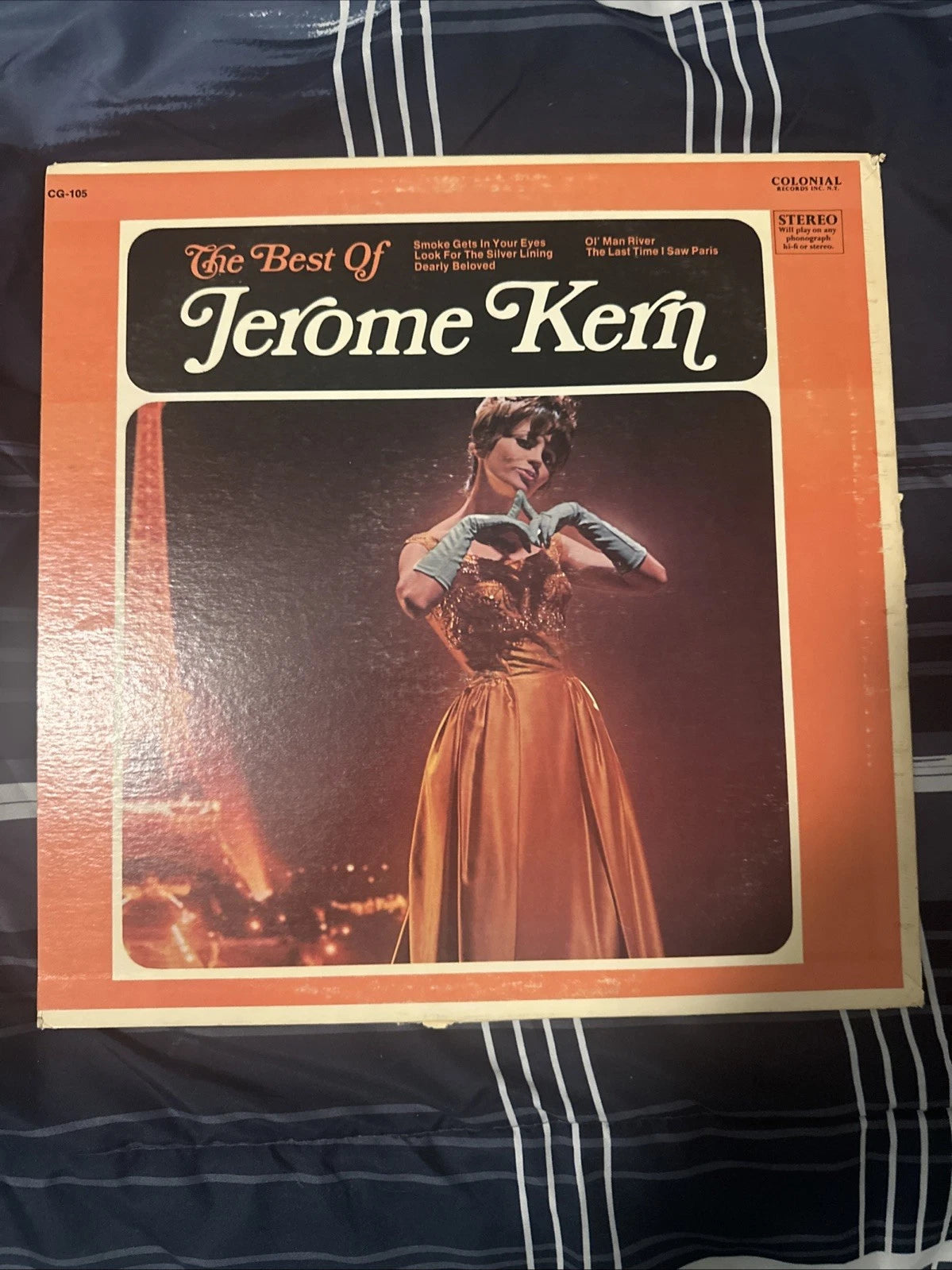 VINYL RECORD LP THE BEST OF JEROME KERN / COLE PORTER MASTERPIECE RECORDS CG-105