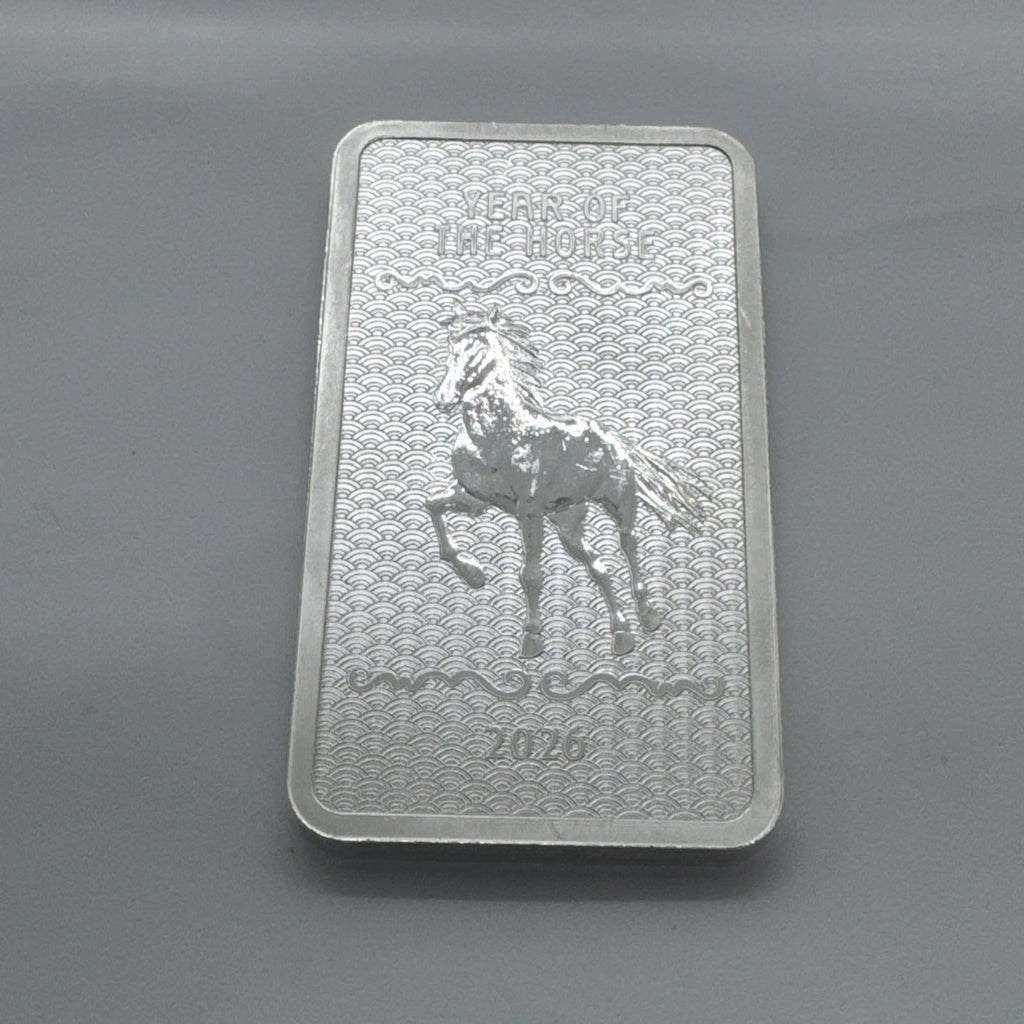 10 oz Silver Bar - 2026 APMEX Year of the Horse (Series 2)